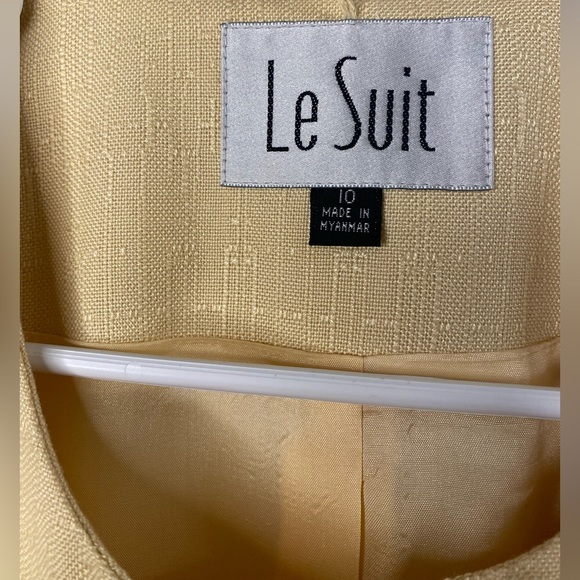 Le Suit vintage yellow women blazer‎ - Picture 3 of 10